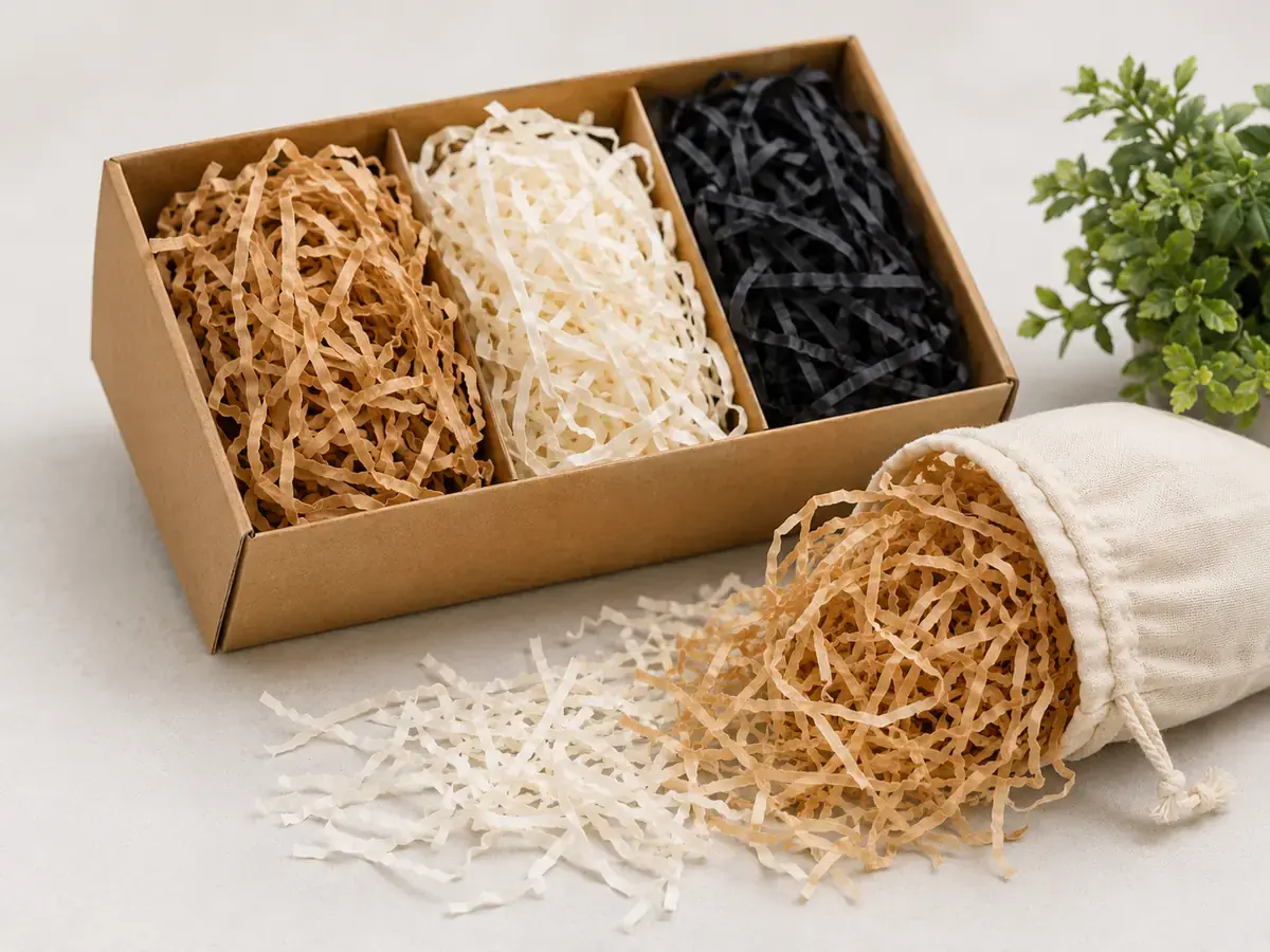 Bulk Shredded Tissue Paper for Gift Box | Eco Raffia Grass Packaging Fillers Wholesale main image