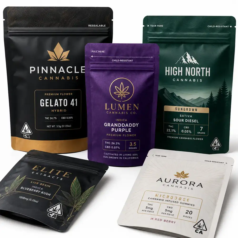Cannabis Mylar Bags main image
