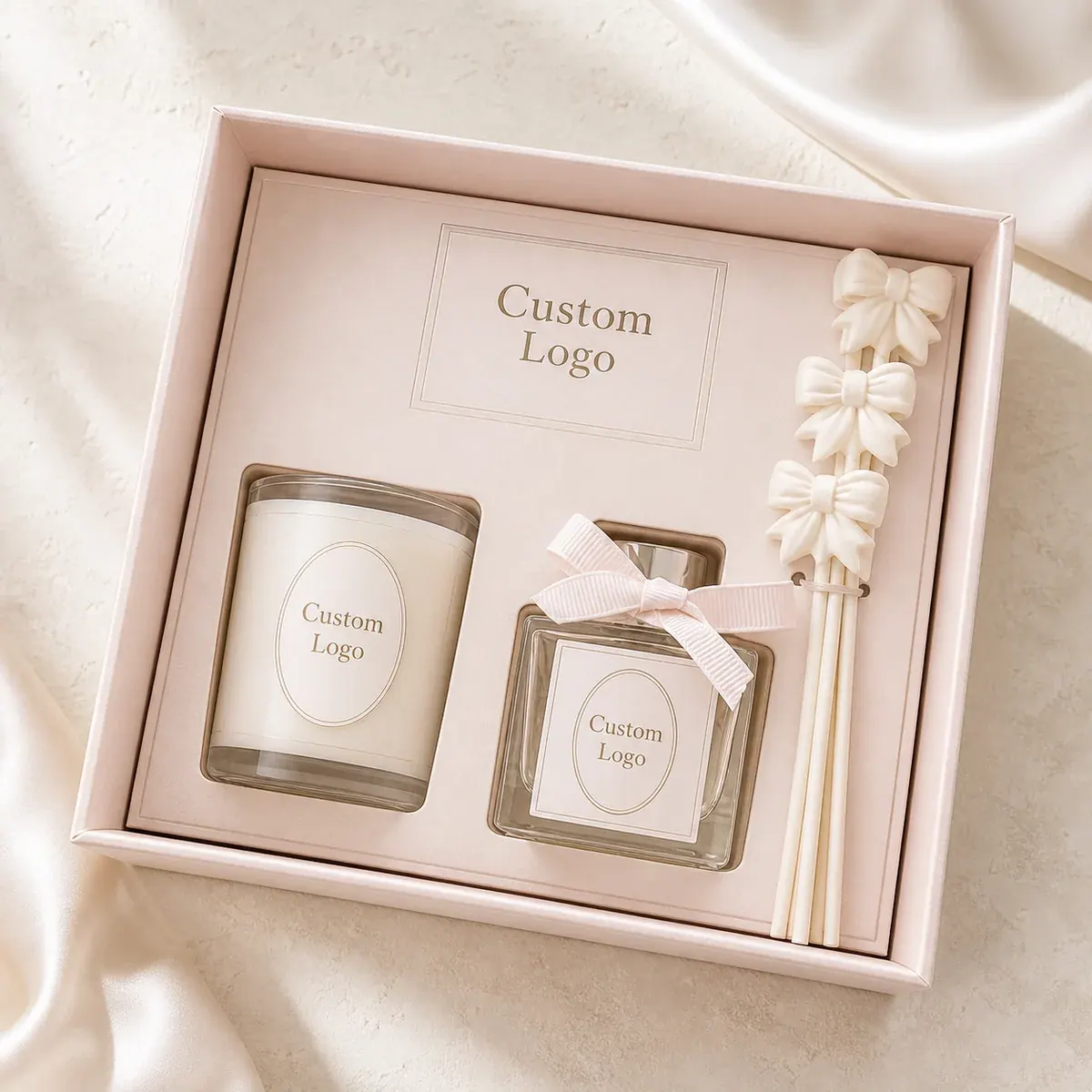 Custom Candle and Diffuser Gift Box with Paperboard Insert