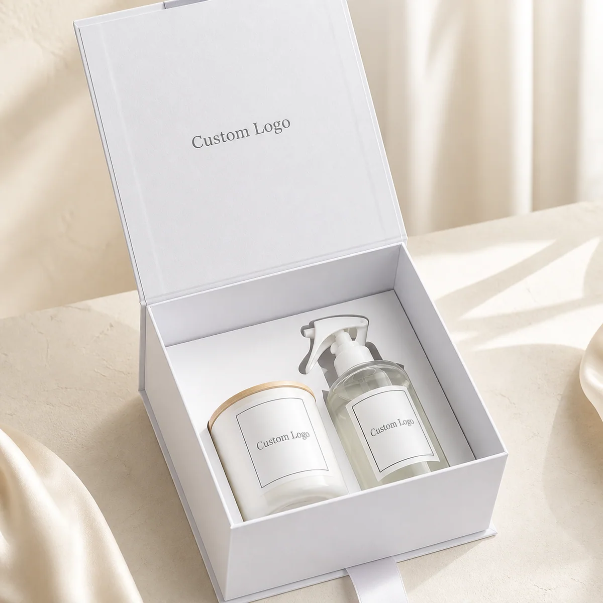 Custom Home Fragrance Gift Box for Room Spray and Candle