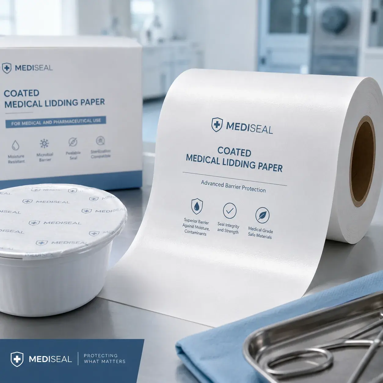 Heat Seal Medical Lidding Paper main image