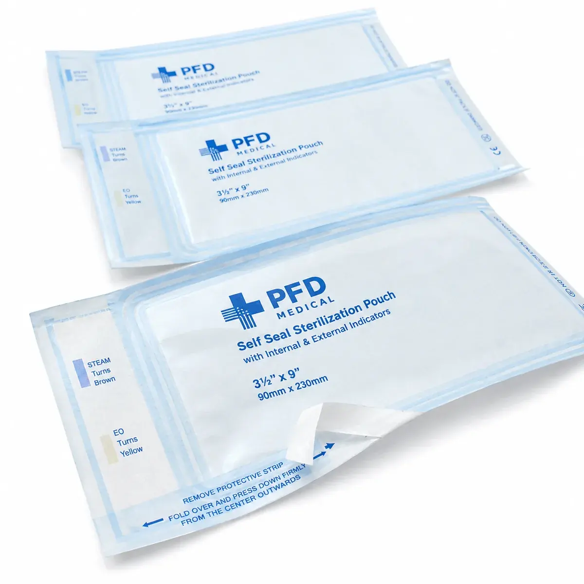 Self Seal Sterilization Pouches main image