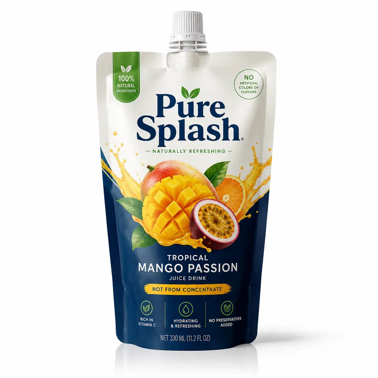 Spouted Stand-Up Pouch with Tamper-Evident Cap for Liquid, Juice, and Beverage Packaging main image