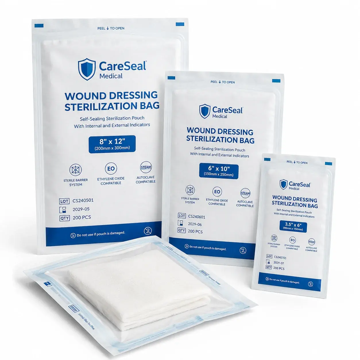 Wound Dressing Sterilization Bags main image